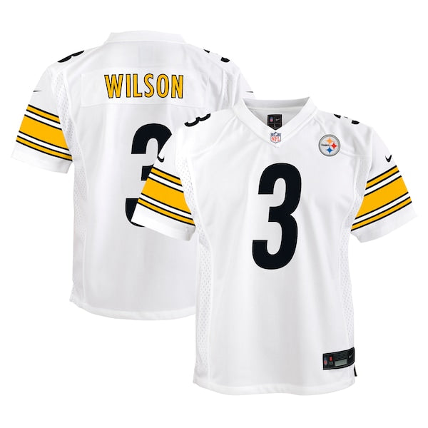 Russell Wilson Pittsburgh Steelers Nike Youth Player Game Jersey - White - Image 2