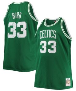 Larry Bird Boston Celtics Big & Tall 1985/86 NBA 75th Anniversary Diamond Swingman Jersey - Kelly Green