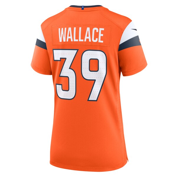 Levi Wallace Denver Broncos Nike Women's Team Game Jersey - Orange - Image 4