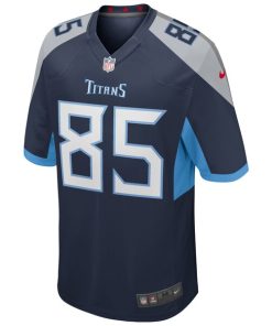 Alternative view of Derrick Mason Tennessee Titans Nike Game Retired Player Jersey - Navy