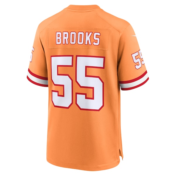 Derrick Brooks Tampa Bay Buccaneers Nike Throwback Game Jersey - Orange - Image 3