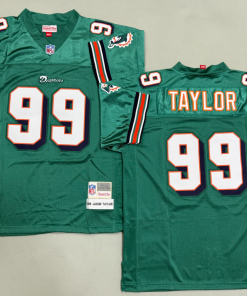 Jason Taylor Miami Dolphins Authentic Throwback Retired Player Jersey