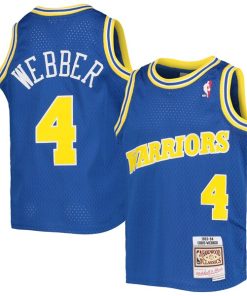 Chris Webber Golden State Warriors Youth 1993/94 Hardwood Classics Swingman Jersey - Royal