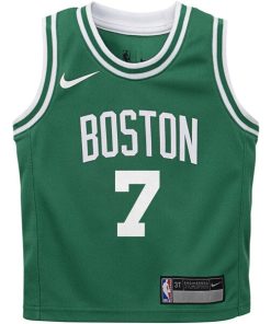 Alternative view of Jaylen Brown Boston Celtics Nike Preschool Swingman Player Jersey - Icon Edition - Kelly Green