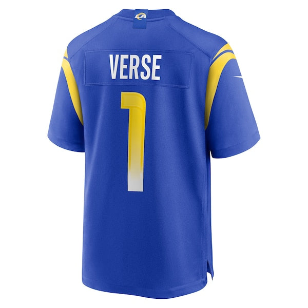 Jared Verse Los Angeles Rams Nike 2024 NFL Draft First Round Pick Player Game Jersey - Royal - Image 3