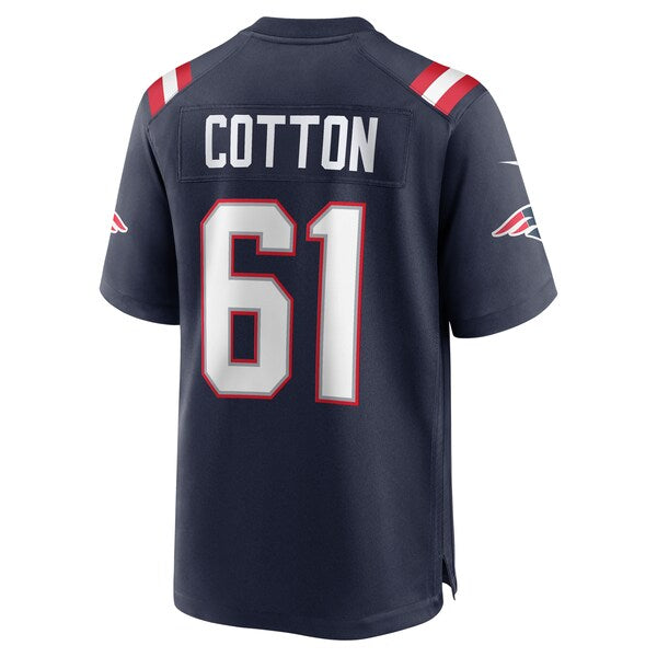 Lester Cotton Sr. New England Patriots Nike Team Game Jersey - Navy - Image 3