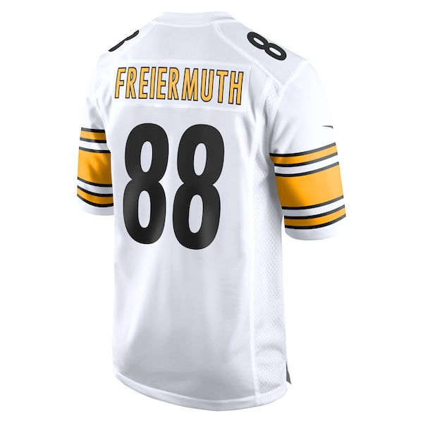 Pat Freiermuth Pittsburgh Steelers Nike Game Player Jersey - White/Black - Image 4