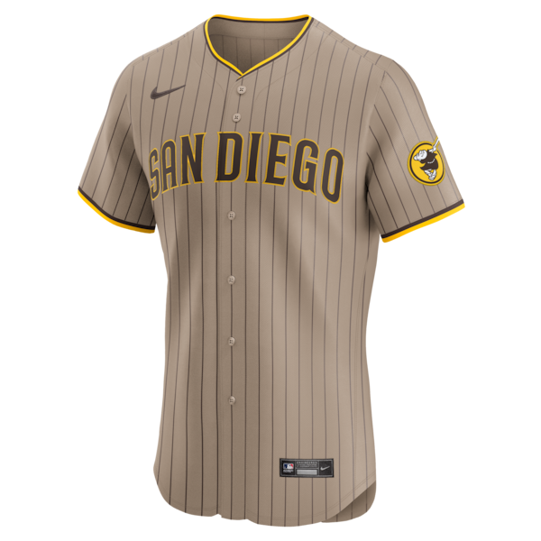 Fernando Tatis Jr. San Diego Padres Nike Alternate Elite Player Jersey - Sand - Image 2
