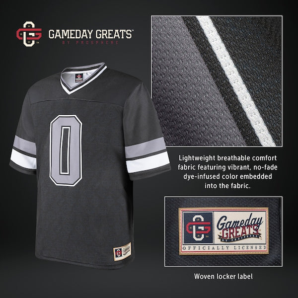 #1 Louisville Cardinals GameDay Greats Youth Football Jersey - Red/White/Black - Image 7