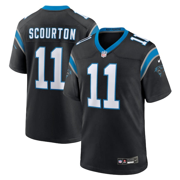 Nic Scourton Carolina Panthers Nike Team Game Jersey - Black