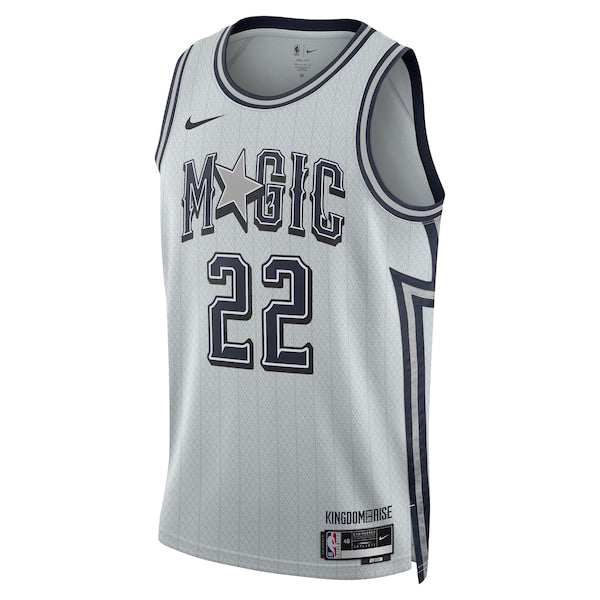 Franz Wagner Orlando Magic Nike Unisex 2024/25 Swingman Player Jersey - City Edition - Silver - Image 2