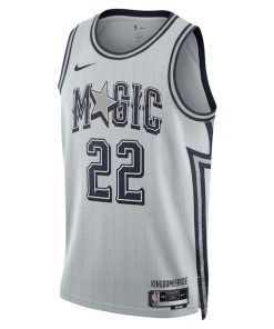 Alternative view of Franz Wagner Orlando Magic Nike Unisex 2024/25 Swingman Player Jersey - City Edition - Silver