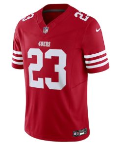 Alternative view of Christian McCaffrey San Francisco 49ers Nike Vapor F.U.S.E. Limited Jersey - Scarlet