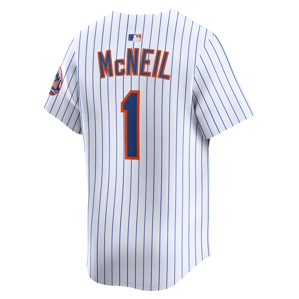 Jeff McNeil New York Mets Nike Alternate Limited Player Jersey - White - Image 3