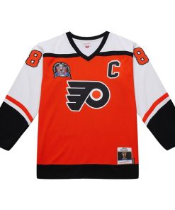 Alternative view of Eric Lindros Philadelphia Flyers  Big & Tall 1996-97 Blue Line 2.0 Jersey - Orange