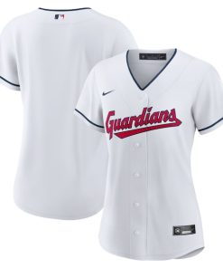 Cleveland Guardians Nike Women's Home Blank Replica Jersey- White