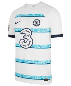 Alternative view of Raheem Sterling Chelsea Nike 2022/23 Away Vapor Match Authentic Player Jersey - White