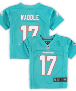 Jaylen Waddle Miami Dolphins Nike Toddler Game Jersey - Aqua