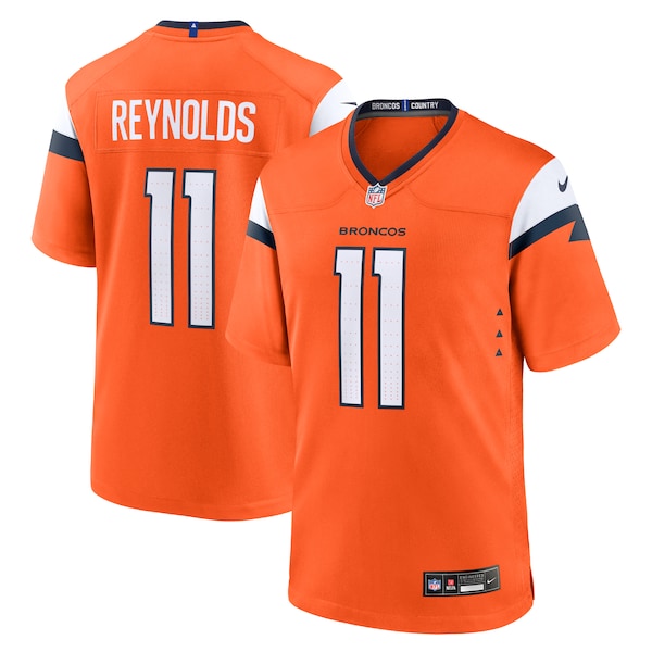Josh Reynolds Denver Broncos Nike Game Jersey - Orange
