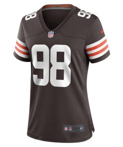 Alternative view of Trysten Hill Cleveland Browns Nike Women's Game Jersey - Brown