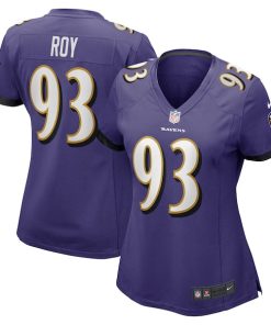 Bravvion Roy Baltimore Ravens Nike Women's  Game Jersey -  Purple