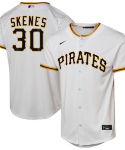 Paul Skenes Pittsburgh Pirates Nike Youth Home Replica Player Jersey - White