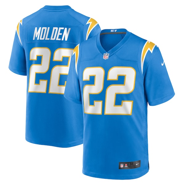 Elijah Molden Los Angeles Chargers Nike Team Game Jersey - Powder Blue - Image 2