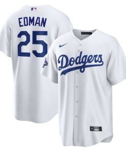 Tommy Edman Los Angeles Dodgers Nike Home 2025 World Series Champions Replica Jersey - White