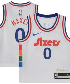 Tyrese Maxey Philadelphia 76ers Nike Preschool 2024/25 Swingman Player Jersey -  City Edition - White