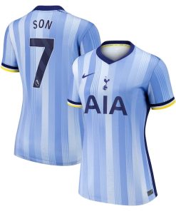 Alternative view of Son Heung-Min Tottenham Hotspur Nike Women's 2024/25 Away Replica Player Jersey - Blue