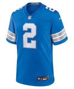 Alternative view of Hendon Hooker Detroit Lions Nike Team Game Jersey -  Blue