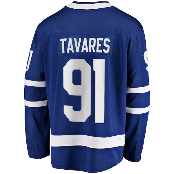 John Tavares Toronto Maple Leafs Home Captain Premier Breakaway Player Jersey - Blue - Image 3