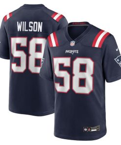 Jared Wilson New England Patriots Nike Team Game Jersey -  Navy