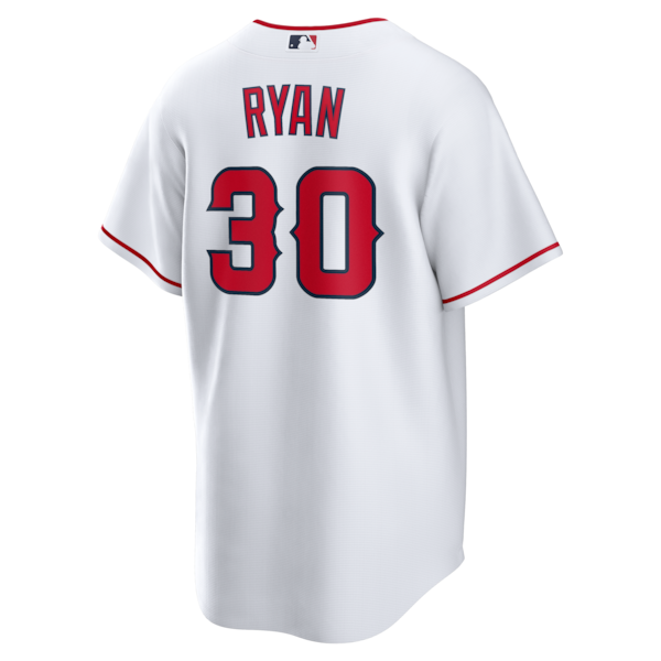 Nolan Ryan Los Angeles Angels Nike Home Retired Player Replica Jersey - White - Image 3