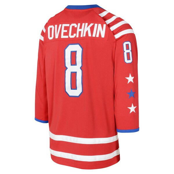 Alexander Ovechkin Washington Capitals Youth 2015 Blue Line Player Jersey - Red - Image 4