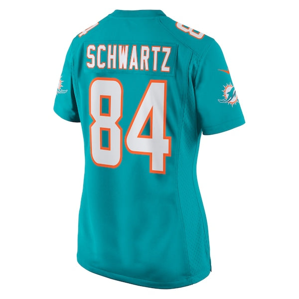 Anthony Schwartz Miami Dolphins Nike Women's Team Game Jersey - Aqua - Image 3