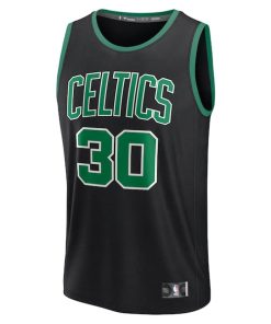 Alternative view of Sam Hauser Boston Celtics  Fast Break Replica Player Jersey - Statement Edition - Black