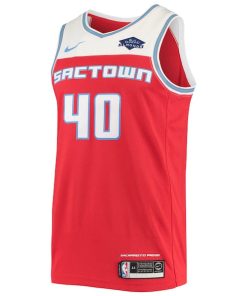 Alternative view of Harrison Barnes Sacramento Kings Nike Swingman Jersey - Red