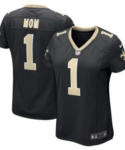 Number 1 Mom New Orleans Saints Nike Women's Game Jersey - Black