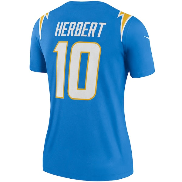 Justin Herbert Los Angeles Chargers Nike Women's Legend Jersey - Powder Blue - Image 3