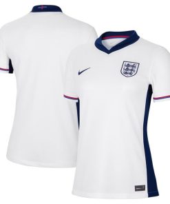 Alternative view of England National Team Nike Women's 2024 Home Replica Blank Jersey - White