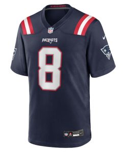 Alternative view of Stefon Diggs New England Patriots Nike Game Jersey - Navy
