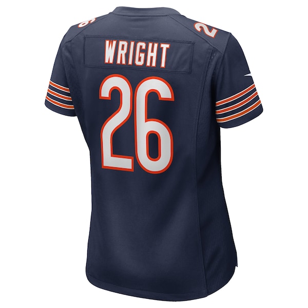 Nahshon Wright Chicago Bears Nike Women's Team Game Jersey - Navy - Image 3