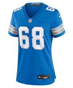 Alternative view of Taylor Decker Detroit Lions Nike Women's Team Game Jersey -  Blue