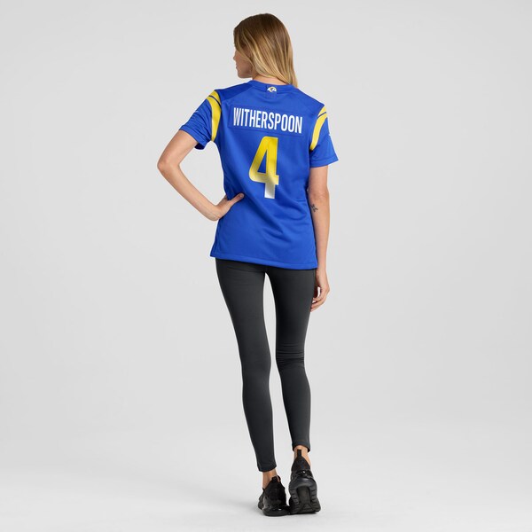 Ahkello Witherspoon Los Angeles Rams Nike Women's Team Game Jersey - Royal - Image 4