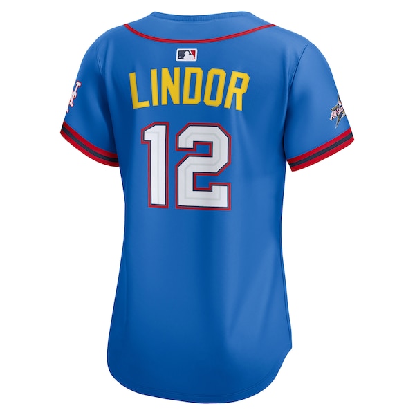 Francisco Lindor National League Nike Women's 2025 All-Star Edition Limited Player Jersey - Blue - Image 3