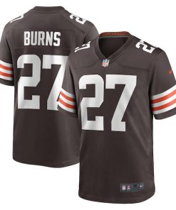 Lorenzo Burns Cleveland Browns Nike Team Game Jersey -  Brown