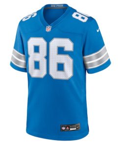 Alternative view of Malik Taylor Detroit Lions Nike Team Game Jersey -  Blue