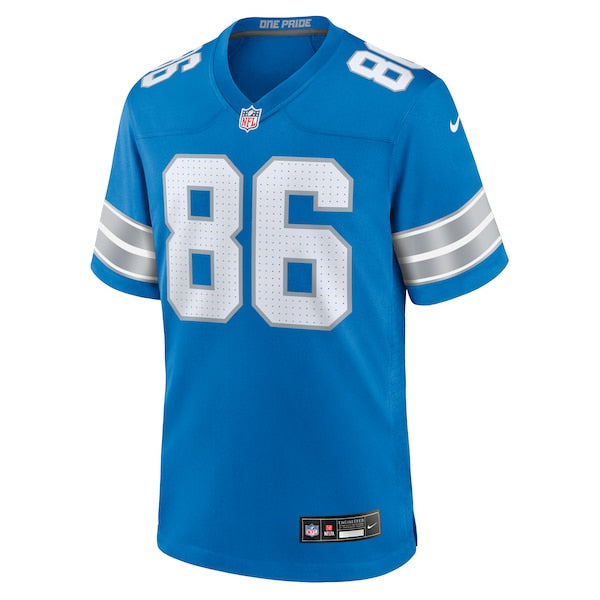 Malik Taylor Detroit Lions Nike Team Game Jersey - Blue - Image 2