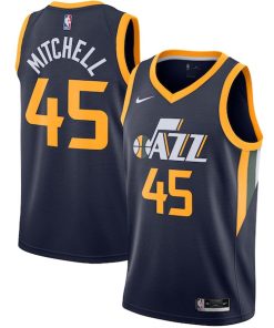 Donovan Mitchell Utah Jazz Nike 2020/21 Swingman Jersey - Navy - Icon Edition